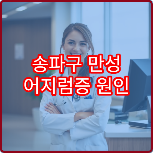 송파구 만성 어지럼증 원인 검사·치료 병원 정보