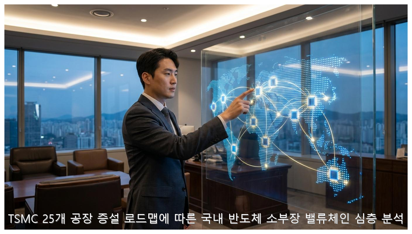 TSMC 25개 공장 증설 로드맵에 따른 국내 반도체 소부장 밸류체인 심층 분석 핵심 안내 및 분석 인포그래픽 (2)