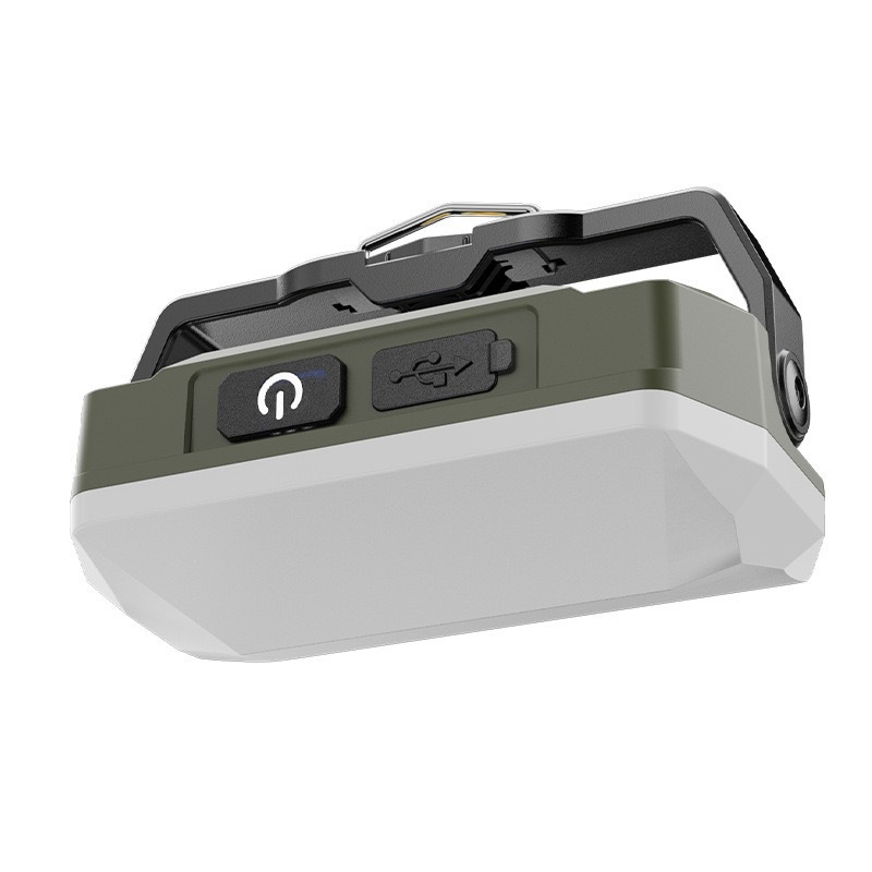 LED camping lamp with battery and emergency light function