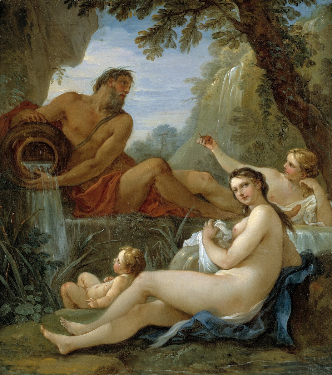 A River and a Fountain Nymph