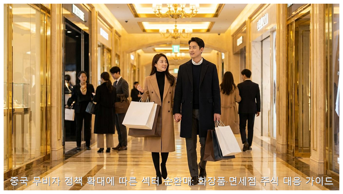 중국 무비자 수혜주: 화장품·면세점 순환매 전략 핵심 안내 및 분석 인포그래픽 (4)
