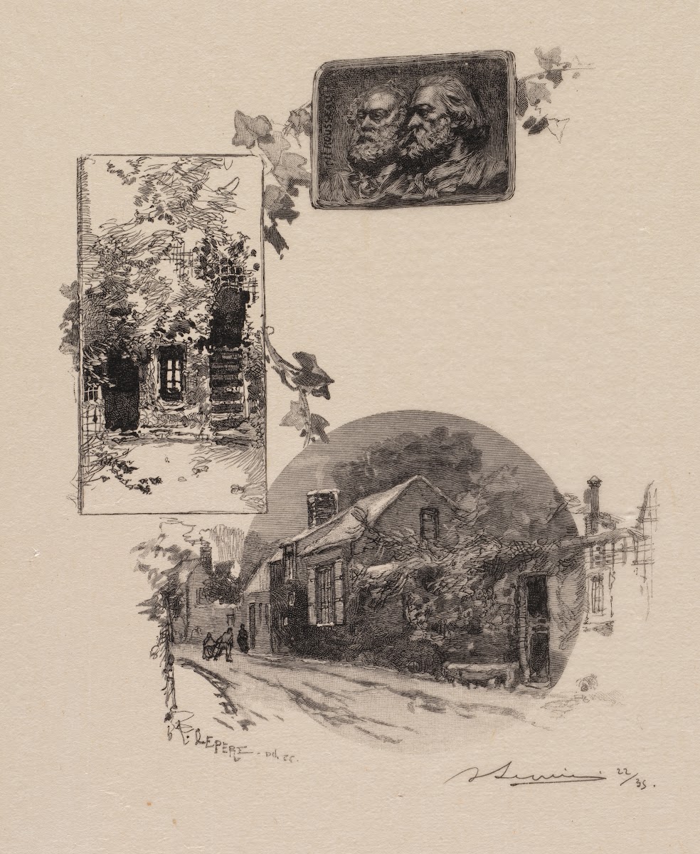 Entry to Rousseaus Studio and the Millet Home 1890
