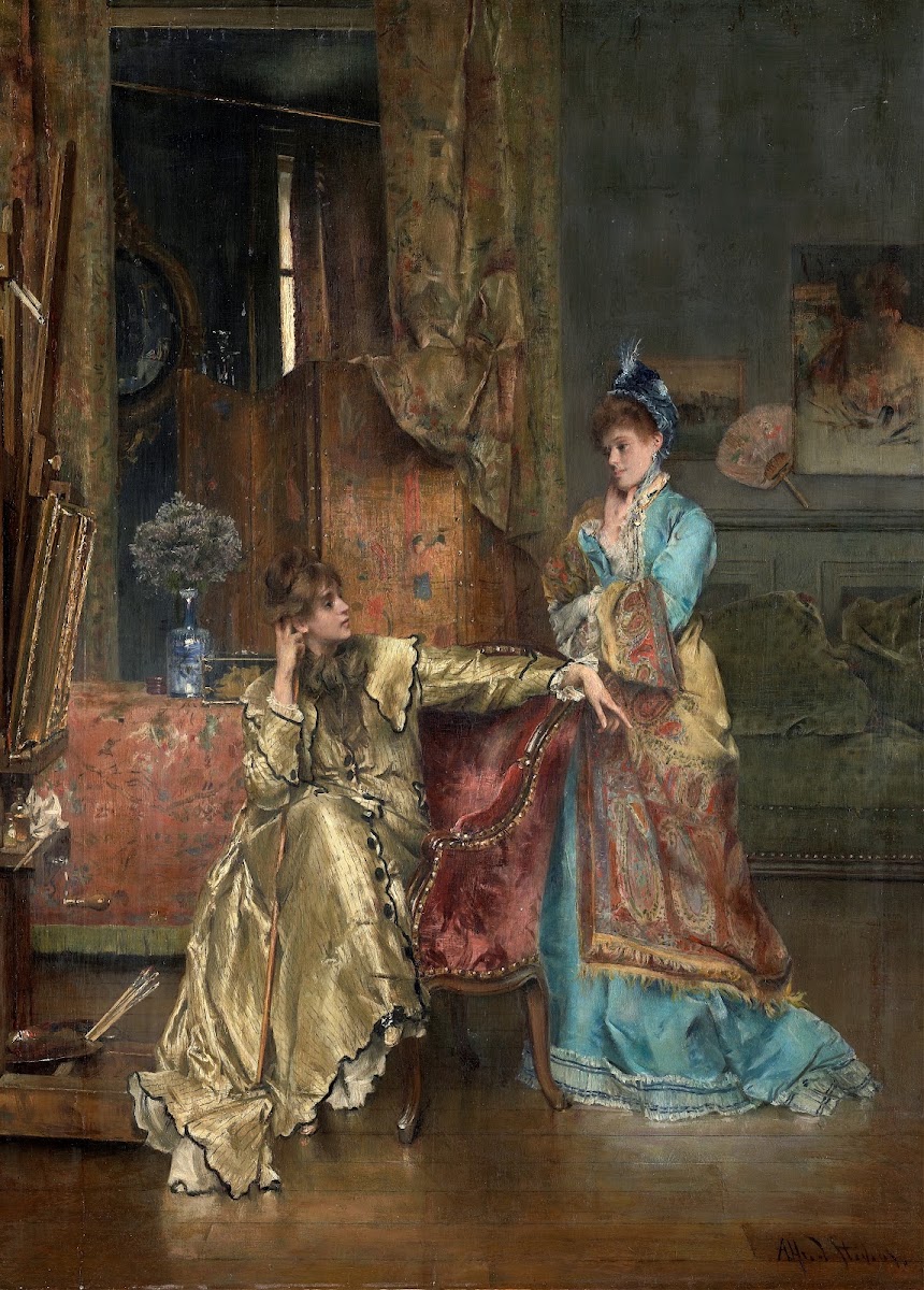 The Visit c 1870