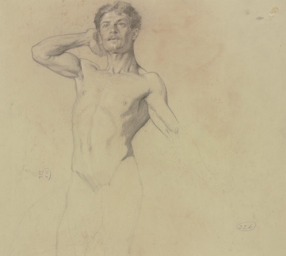 Nude of a young man