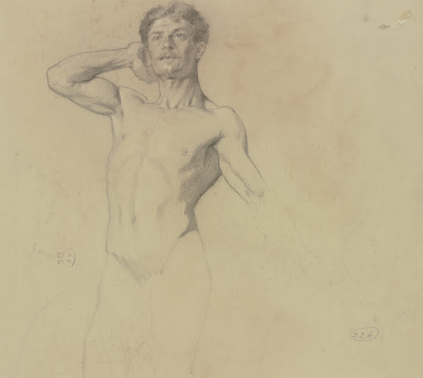 Nude of a young man