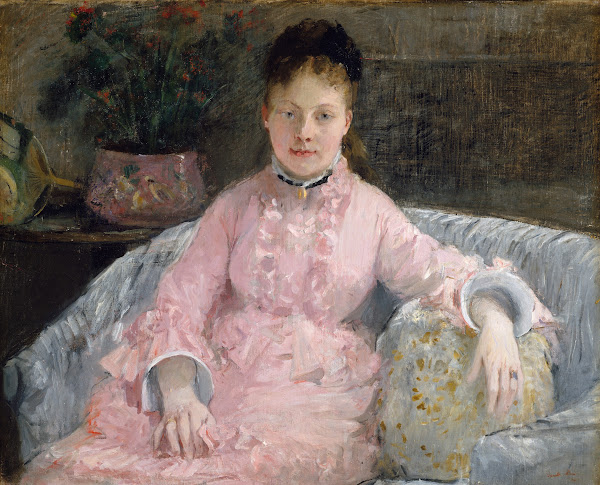The Pink Dress Albertie Marguerite Carré later Madame Ferdinand Henri Himmes 185