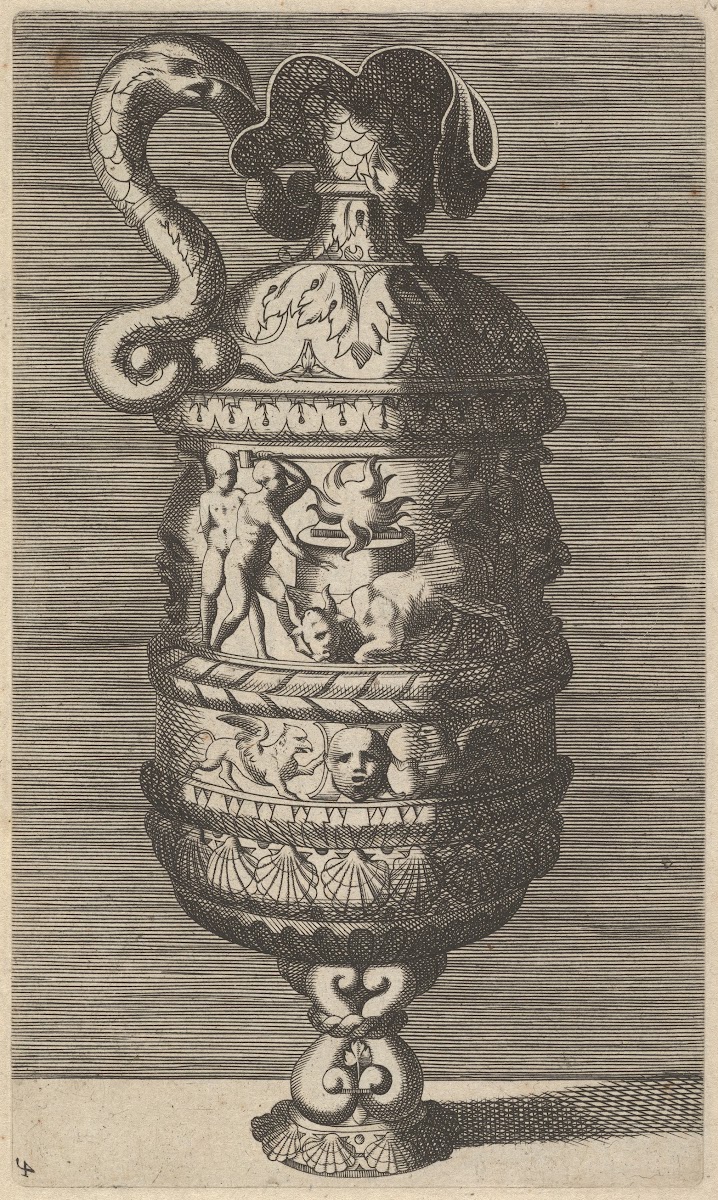 Vase with a Sacrificial Scene 17th century