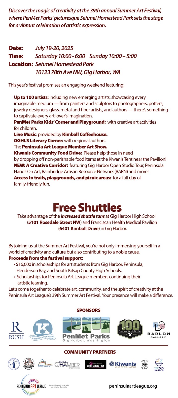 back of the rack card