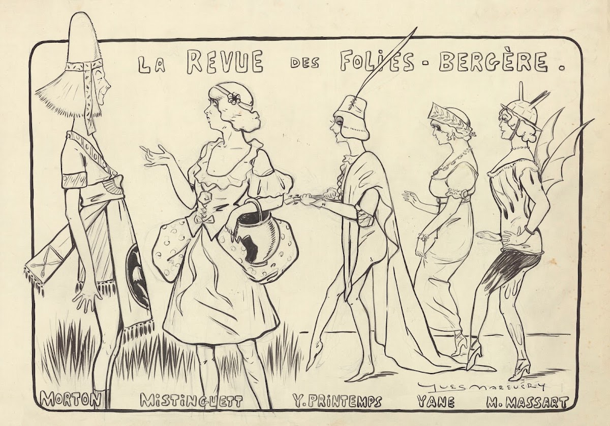 La revue des Folies Bergère 1912
