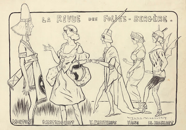 La revue des Folies Bergère 1912