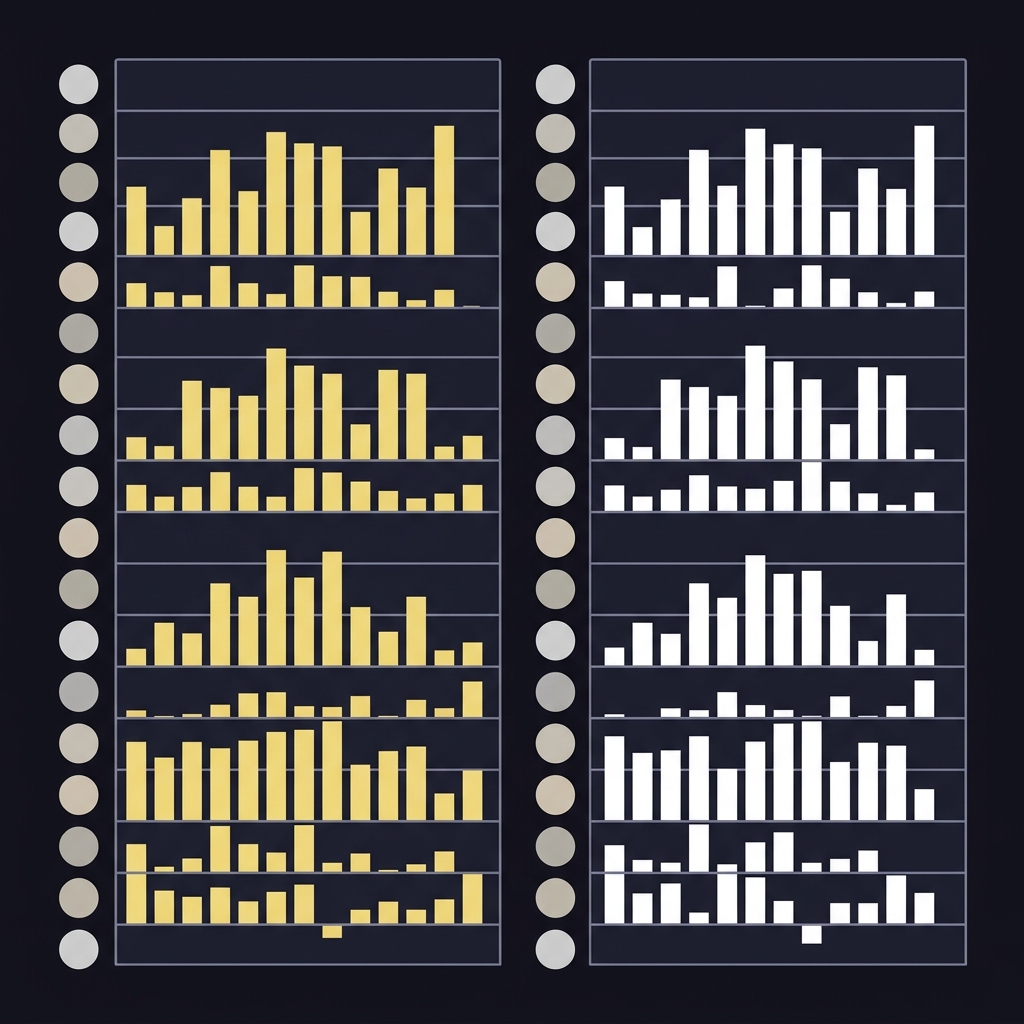 Using EPA to Evaluate NFL Teams side by side 2D vector comparison chart showing raw EPA bars in gold and opponent adjusted EPA bars in white on a dark Funded Plays brand background