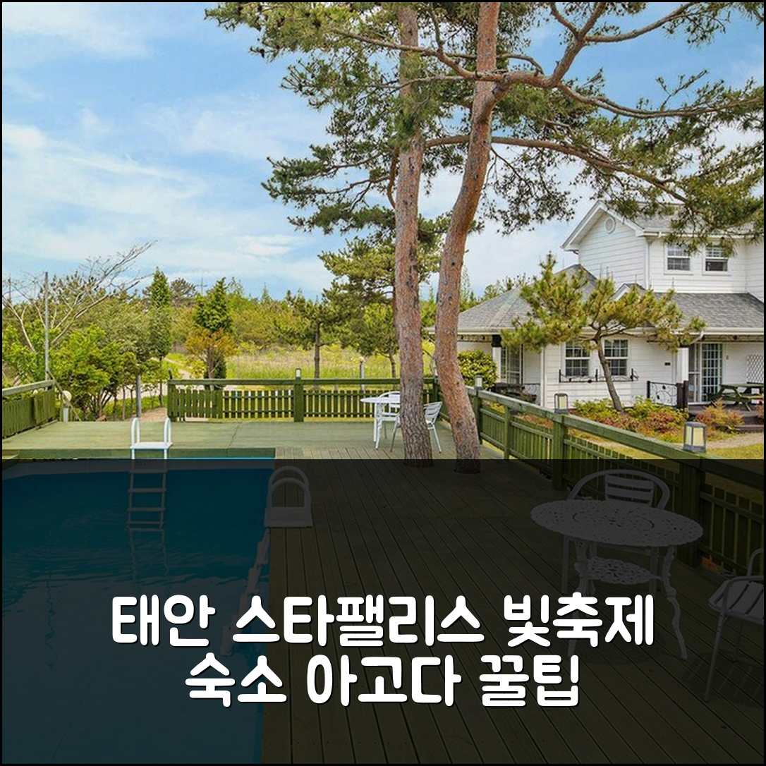 태안 스타팰리스 펜션: 빛축제 숙소 예약 후기+꿀팁 - 아고다 호텔 추천