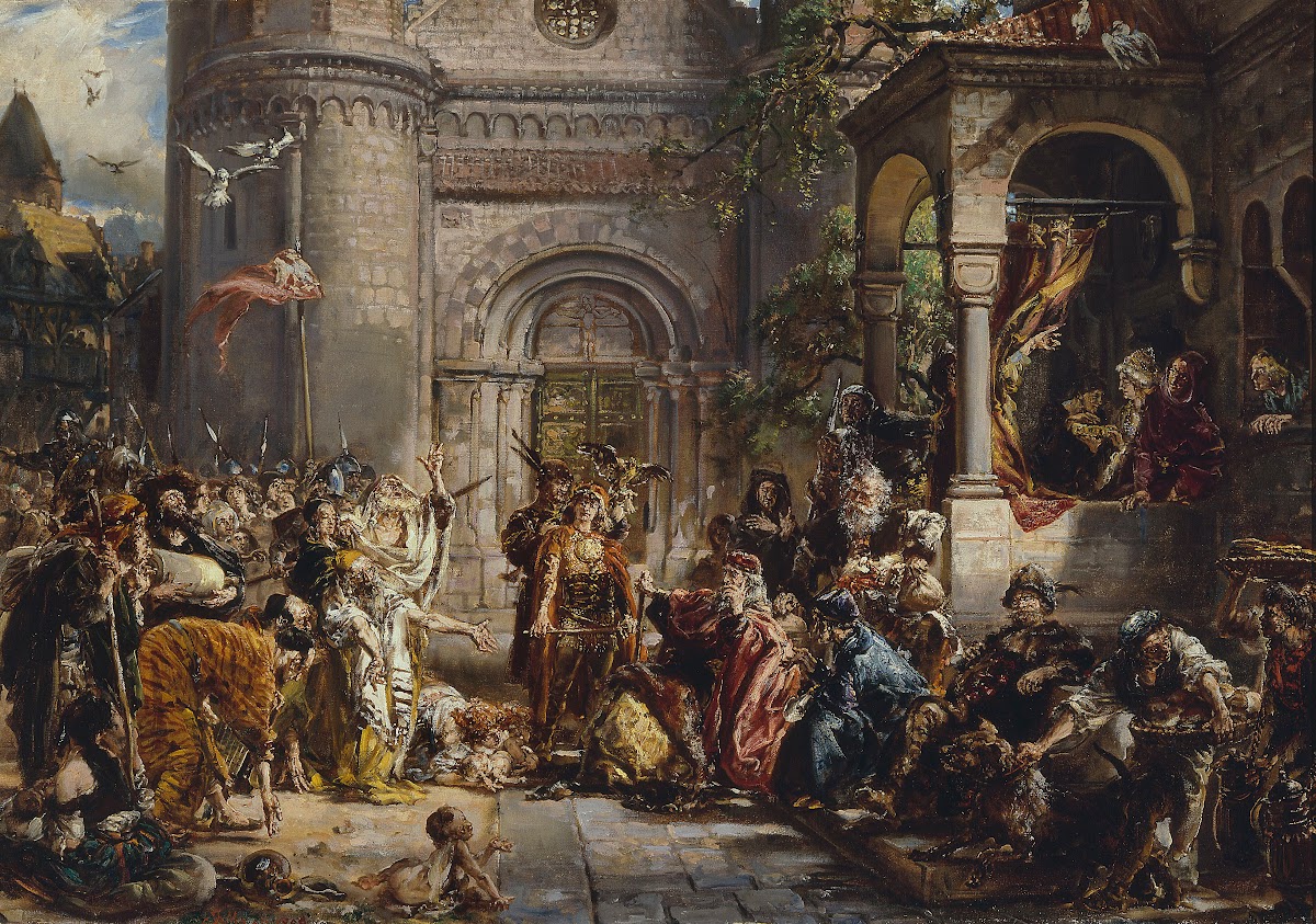 Reception of the Jews from the series History of Civilization in Poland 1889
