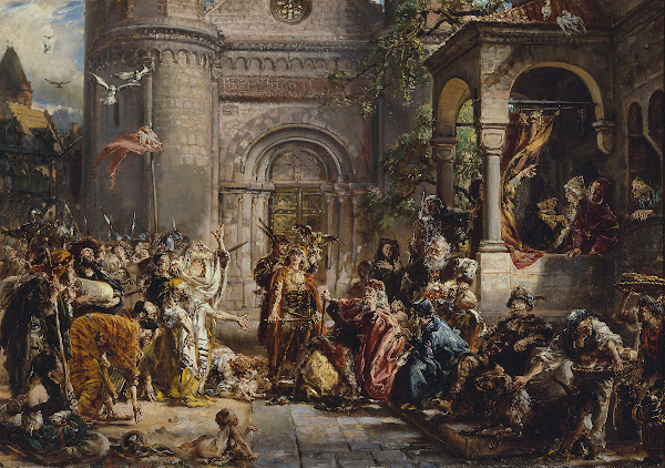 Reception of the Jews from the series History of Civilization in Poland 1889
