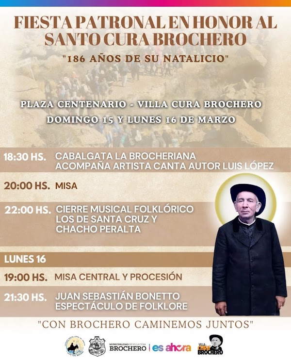 Fiesta Patronal en Honor al Santo Cura Brochero