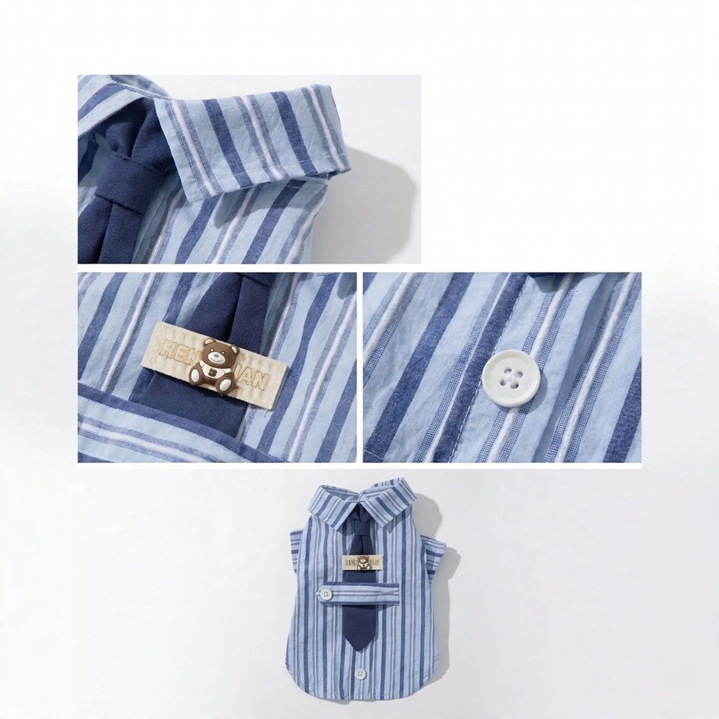 Hunde-Hemd, Frühling/Sommer, Gentleman-Stil