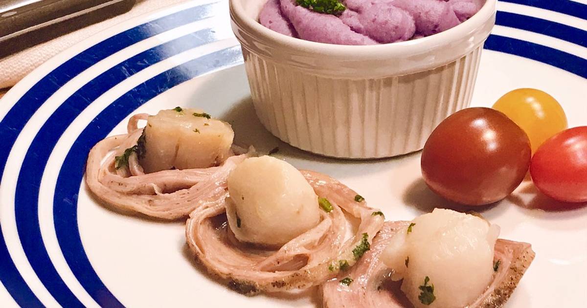 Sò Điệp & Andouille de Guémené Áp Chảo