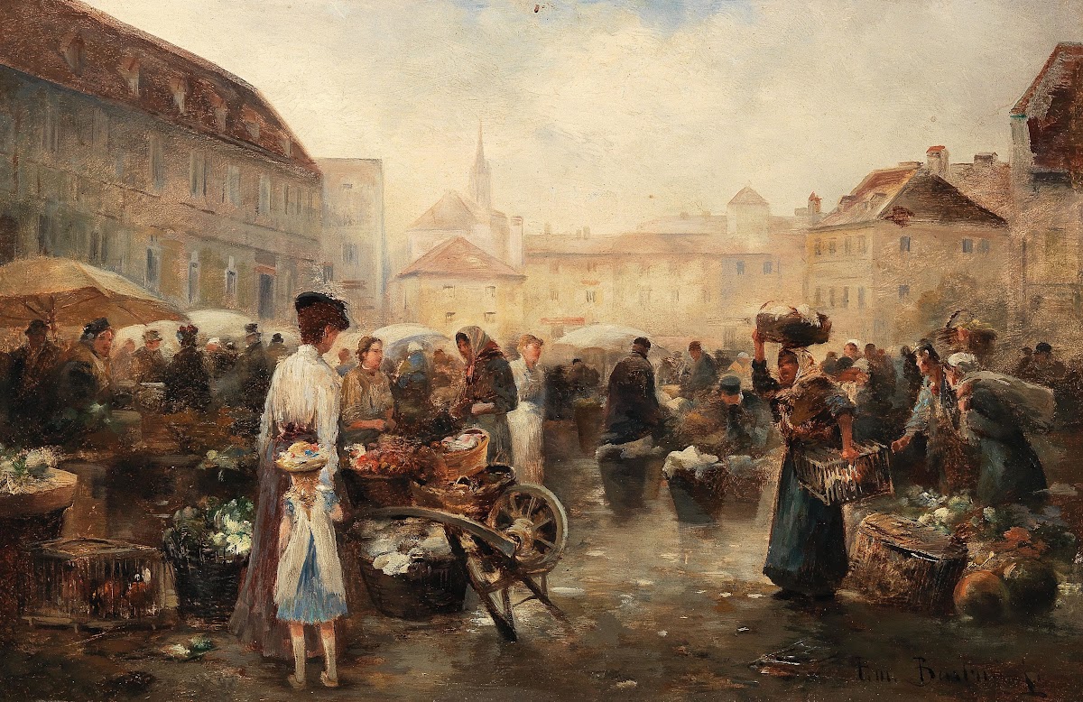 Flower Market in Krems