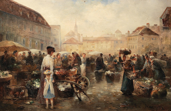 Flower Market in Krems