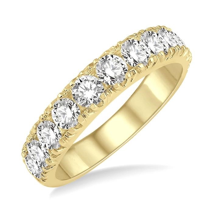 11 Stone Diamond Wedding Band