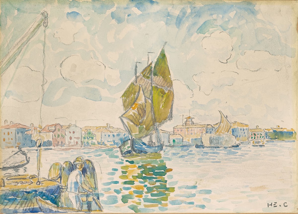 enise voilier sur le canal de la Giudecca