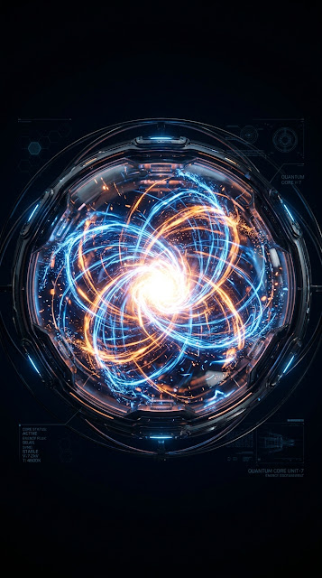 Abstract Glowing Energy Sphere with Entangled Light Filaments - Free mobile Wallpaper