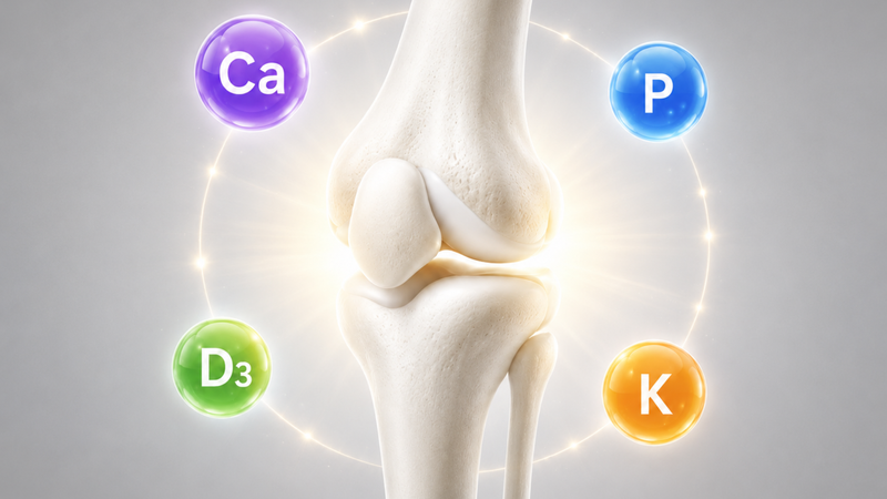 Kết hợp canxi:photpho tỷ lệ 2:1 cùng vitamin D3 và K là công thức bổ sung canxi hiệu quả cho xương chắc khỏe