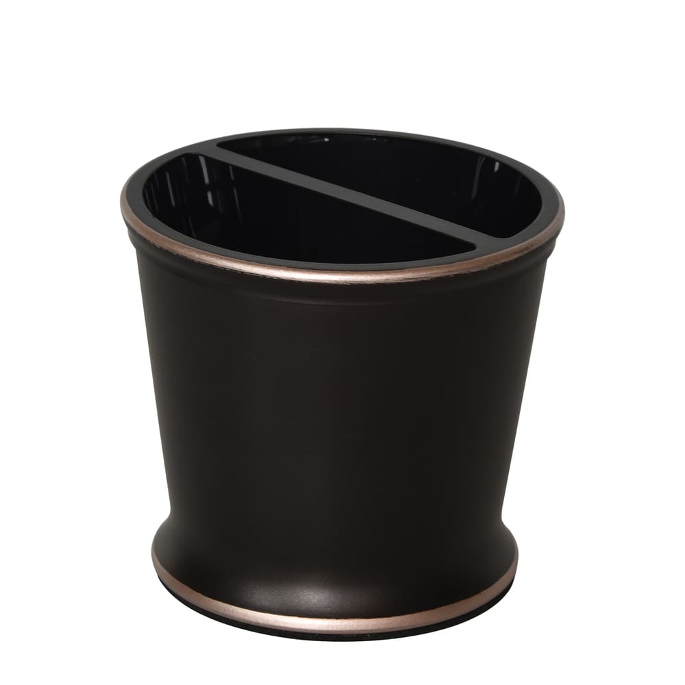 Portacepillos de acero Lifestyle Home™ Cadence color café