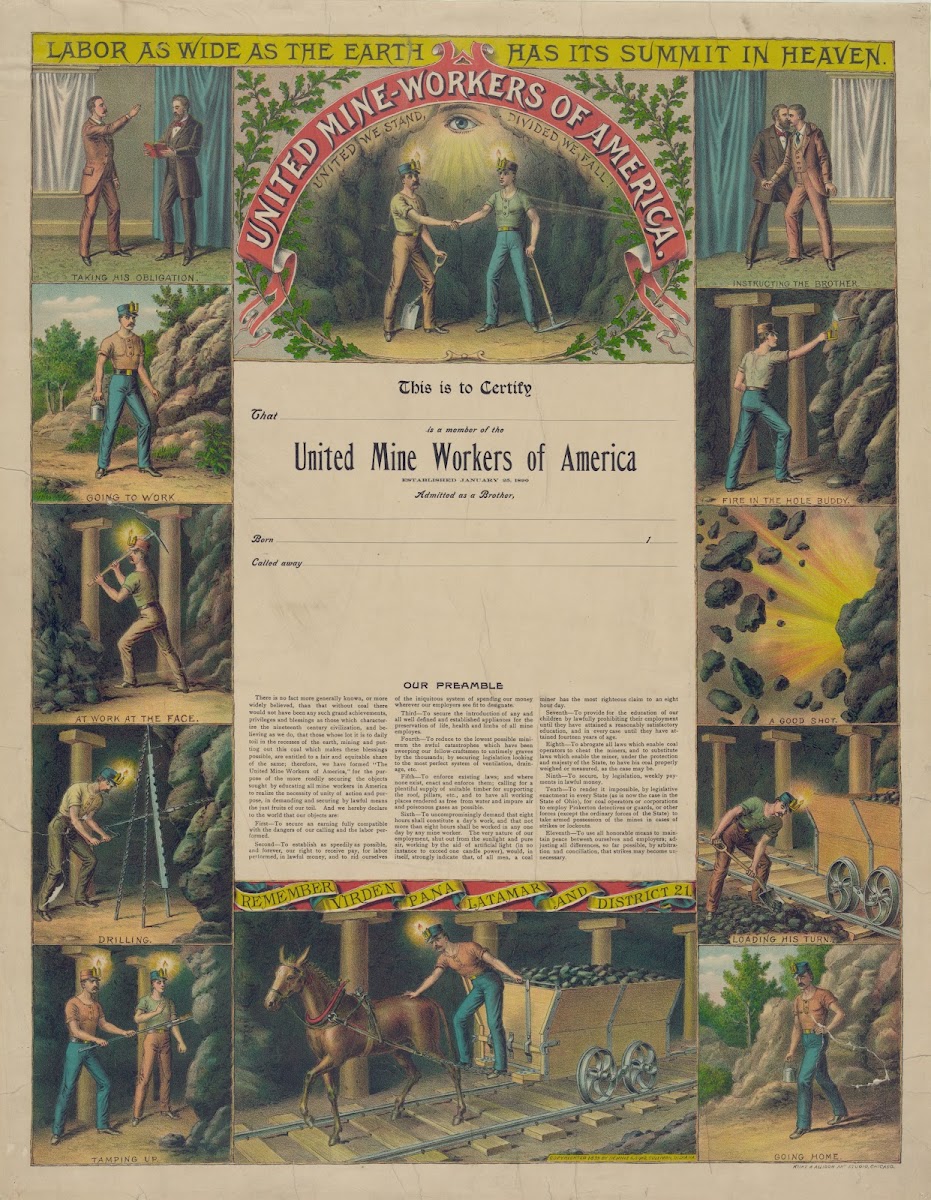 United Mine Workers of America 1899