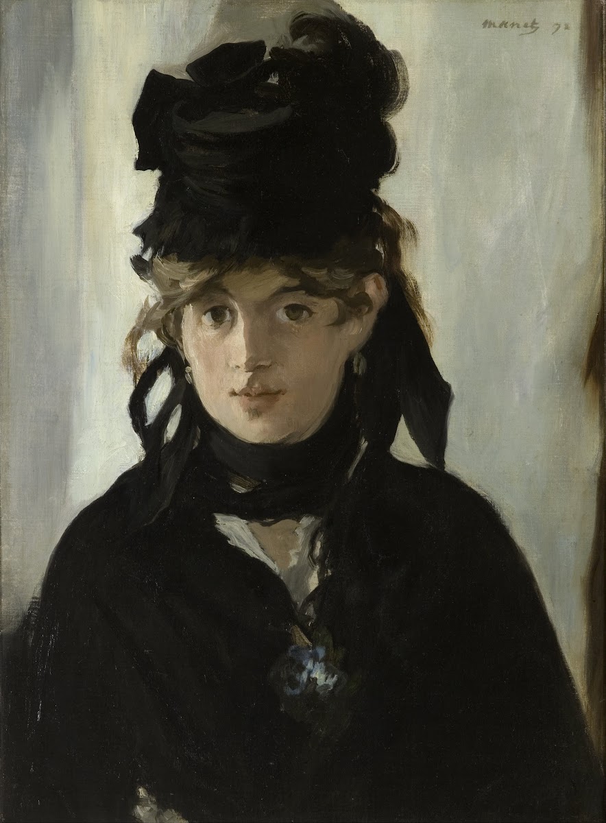 Berthe Morisot With A Bouquet Of Violets 1872