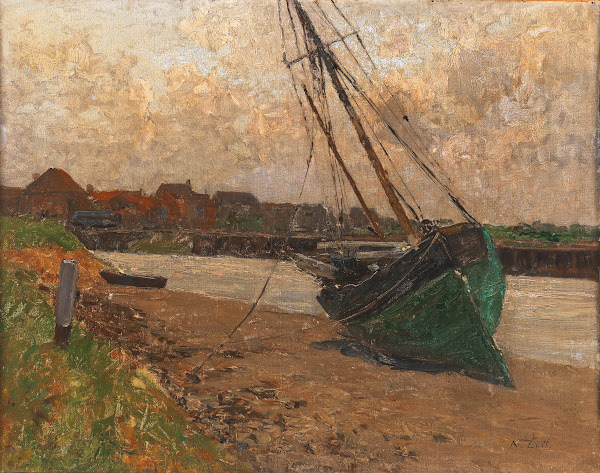 Motiv aus Nieuport Belgien 1912