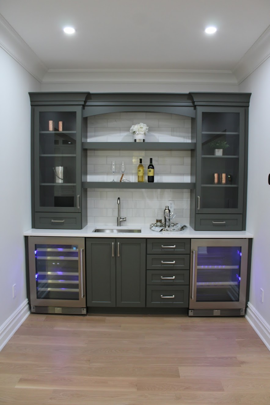 Staged interior detail