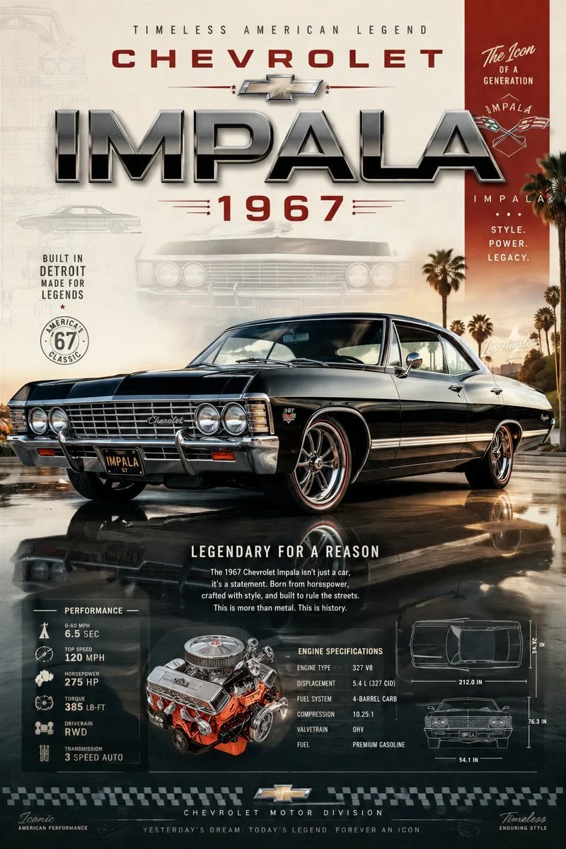 Crea un póster automovilístico premium épico de [CAR MODEL].