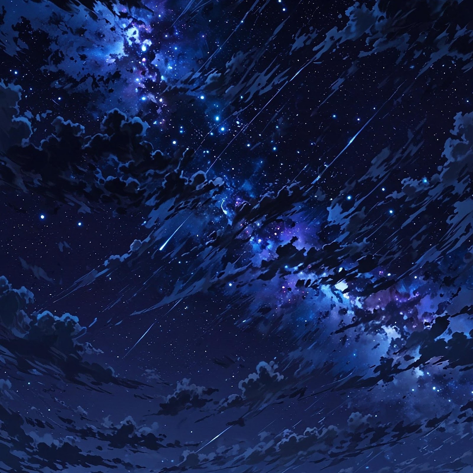 Download Starry Night Over Ocean Shore 2K iPhone