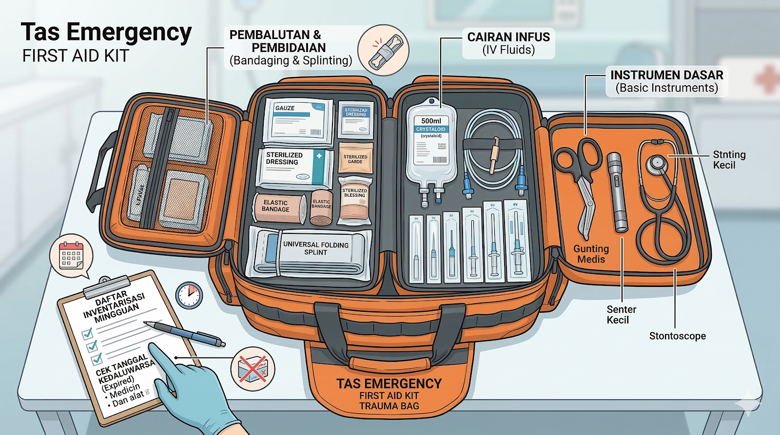 Modul Ambulance Emergency Bag