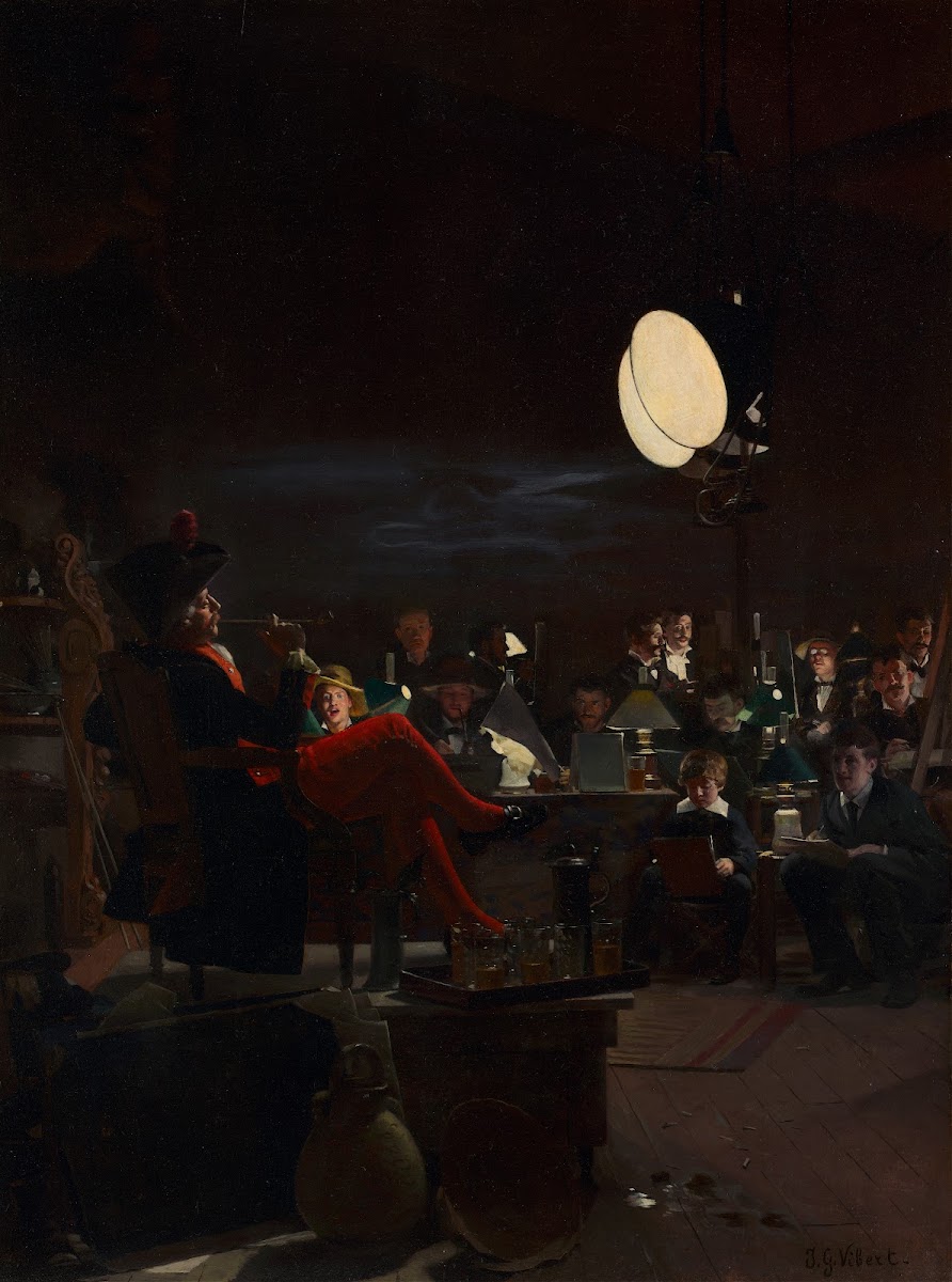 A Night Class c 1881