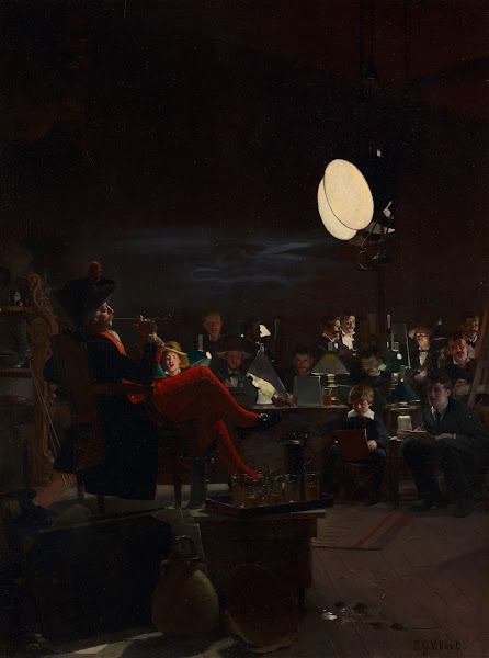 A Night Class c 1881