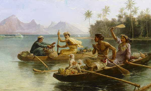 Race To The Market Tahiti 1880