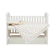 Children's changeable bedding set 4 el Twins Satin Limited Rabbit green 