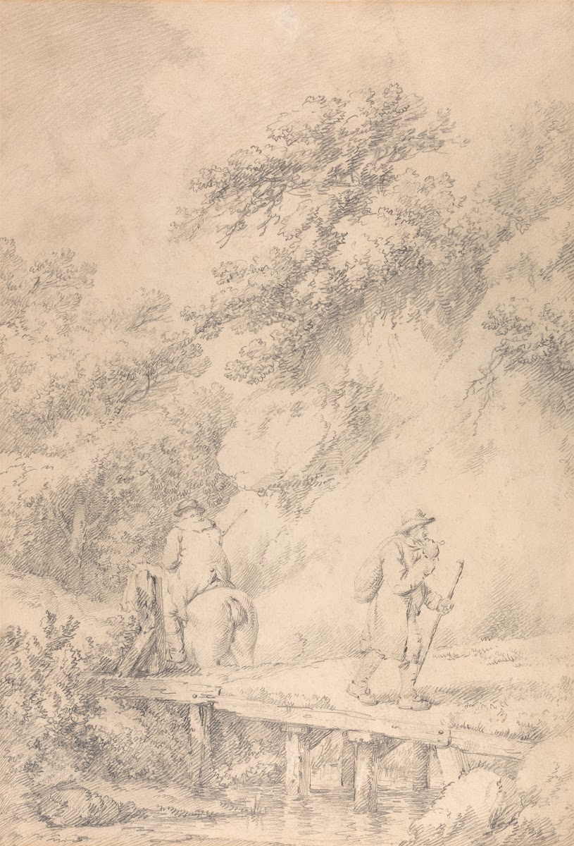 Two Men on a Country Road 1793