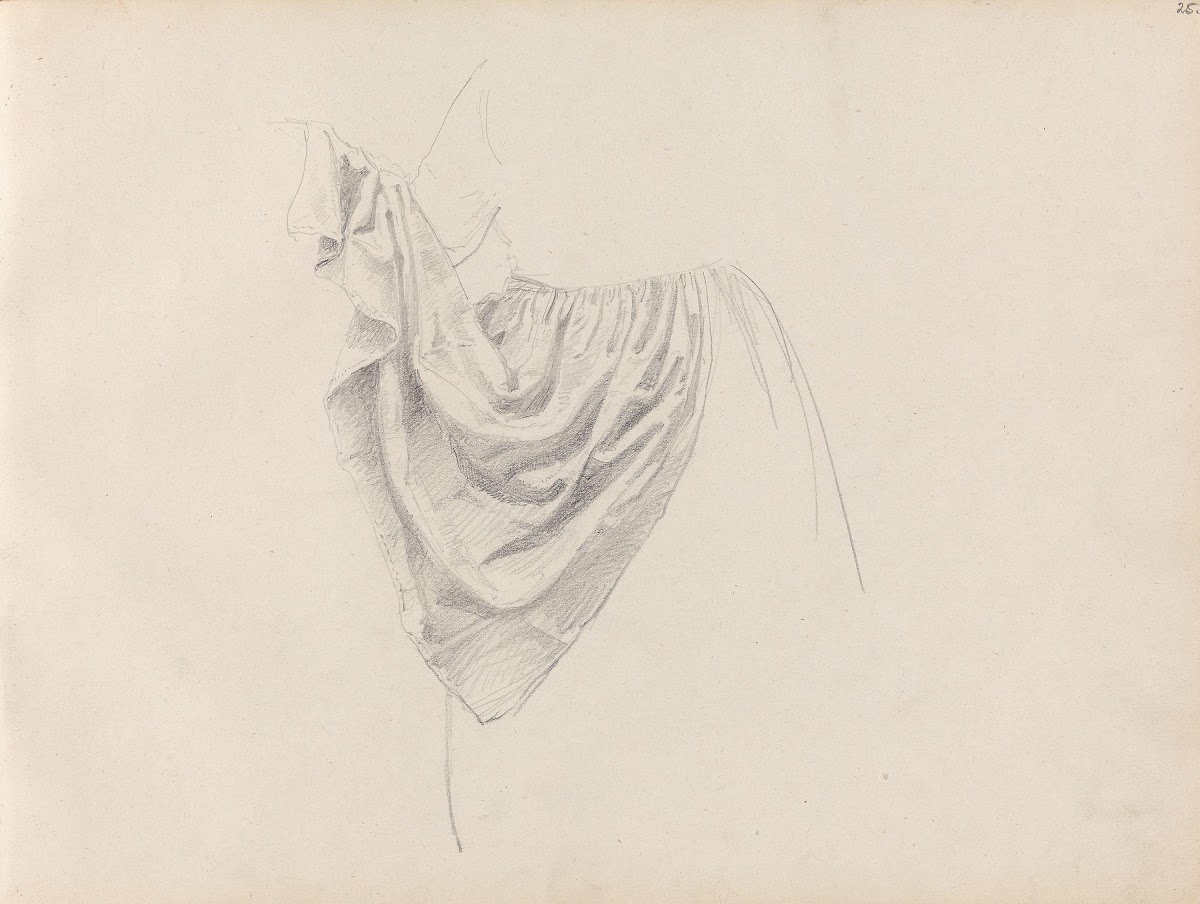 Study of apron between 1845 and 1852