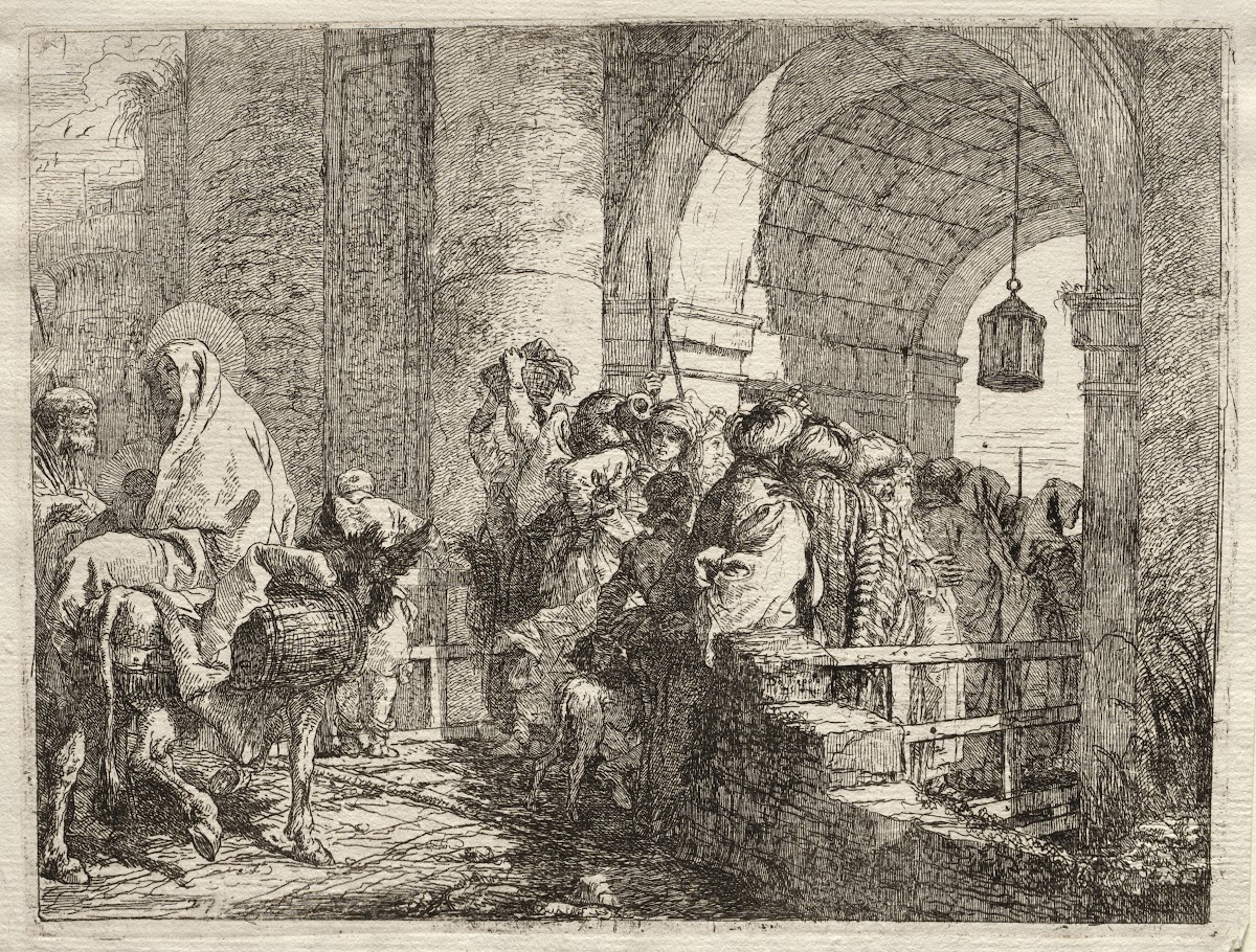 The Holy Family Passing under an Arch 17501753
