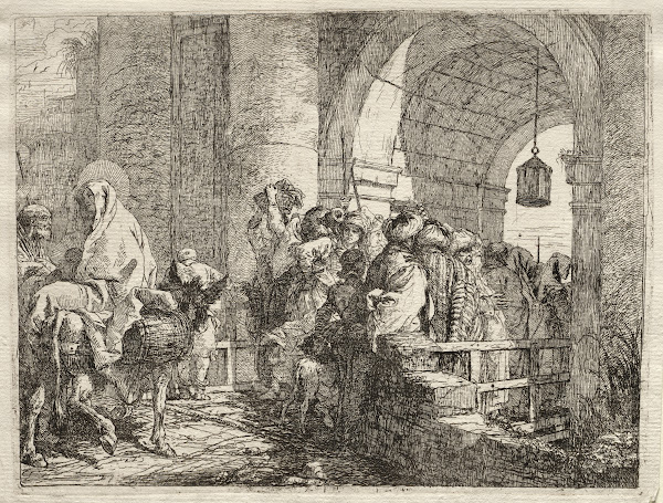 The Holy Family Passing under an Arch 17501753