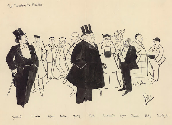 Portraits de directeurs de théâtres 1907