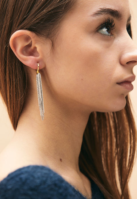 Серьги Водопад M