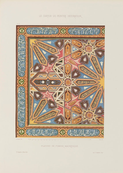 Plafond De Fumoir Mauresque 1910
