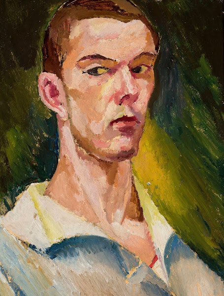 Cubist self portrait 1914 18
