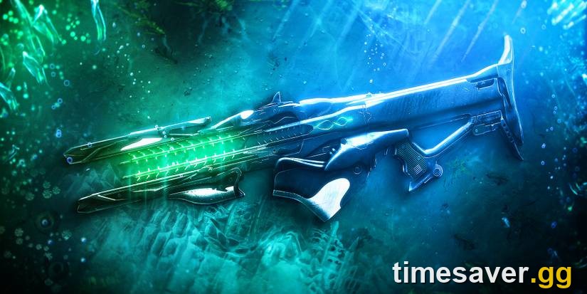 The Navigator Exotic Strand Trace Rifle from the Ghosts of the Deep dungeon