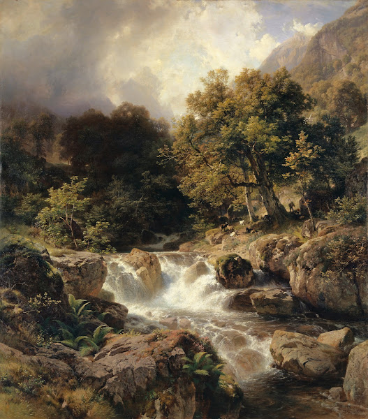 Landscape with Motifs from the Murgtal by the Walensee 1863