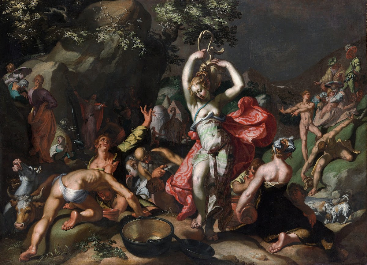 Moses Striking the Rock 1596